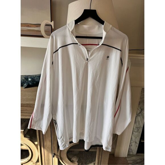 Coolibar UPF 50+ Men's Point Break Rash Guard - Sun Protective XXL - Picture 3 of 10